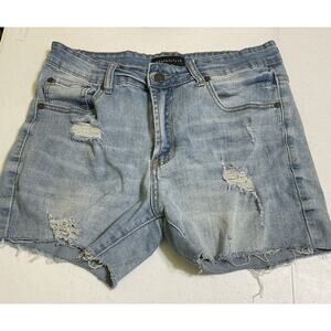 Aeropostale‎ Cutoff Woman’s Denim Blue Jean Distressed Shorts Size 30